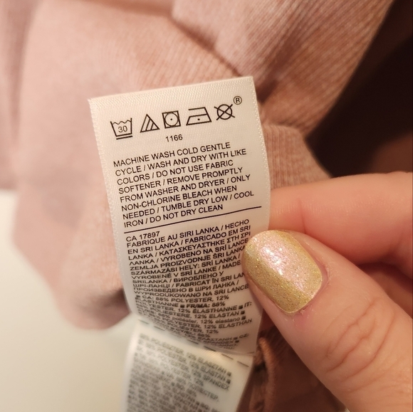 Athleta Uptempo Ribbed Henley Top Palermo Pink Size 3X - Picture 5 of 14